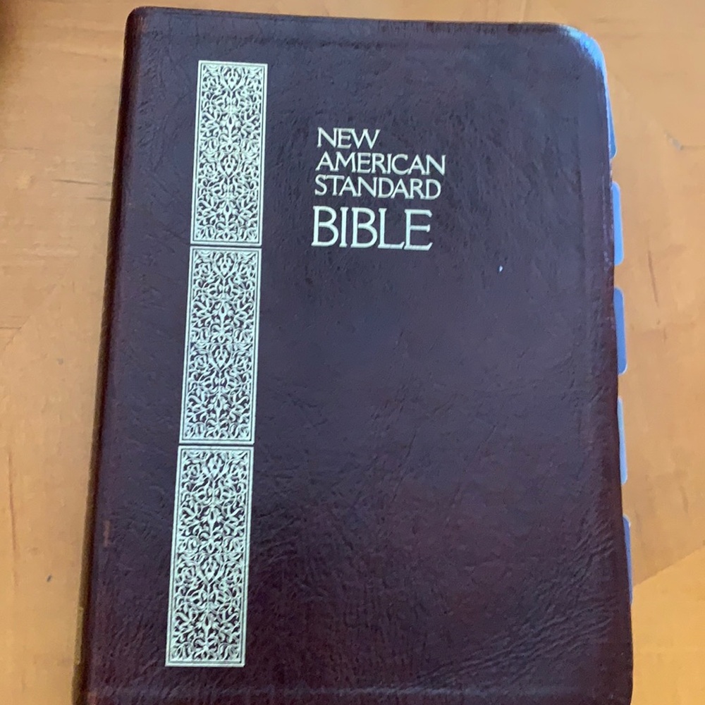 Bible new American standard leather
